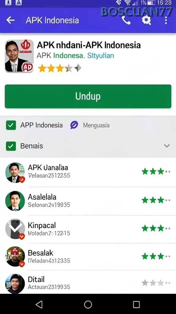 Cuplikan layar SUBUR88 — aktivitas