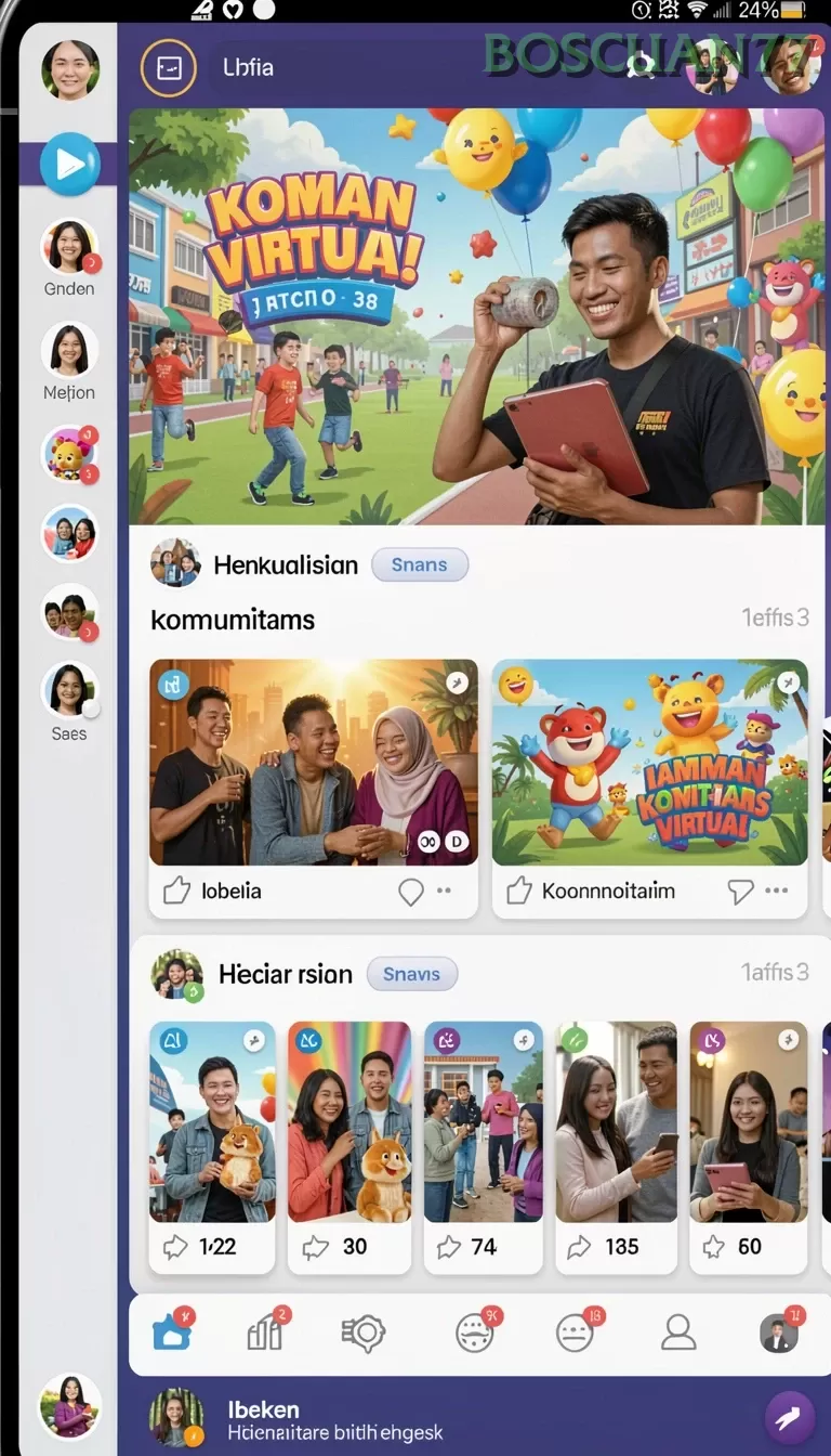 Cuplikan layar MULTIPLAYER — menu navigasi