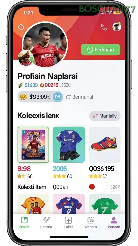 Cuplikan layar 77RP — halaman utama